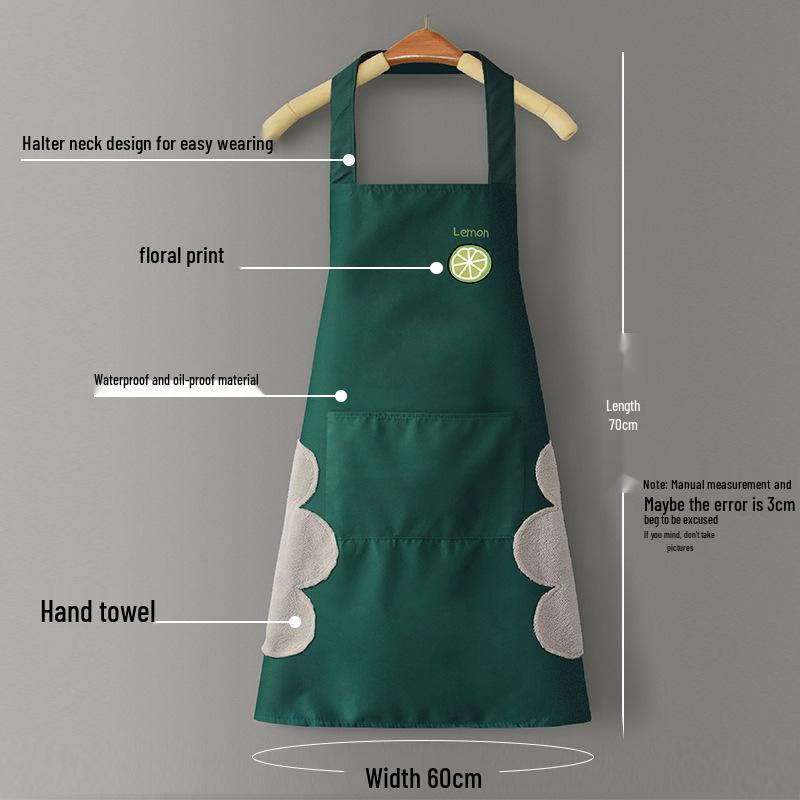 Водонепроницаемый и маслостойкий ПВХ фартук с логотипом и поясным ремнем для кухни и общественного питания