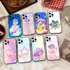 C-Кремовый Магический Mami-i Чехол для iPhone 17,16,15,14,13,12,11 Plus,Pro Max,XS,Мягкий Силиконовый Черный Чехол