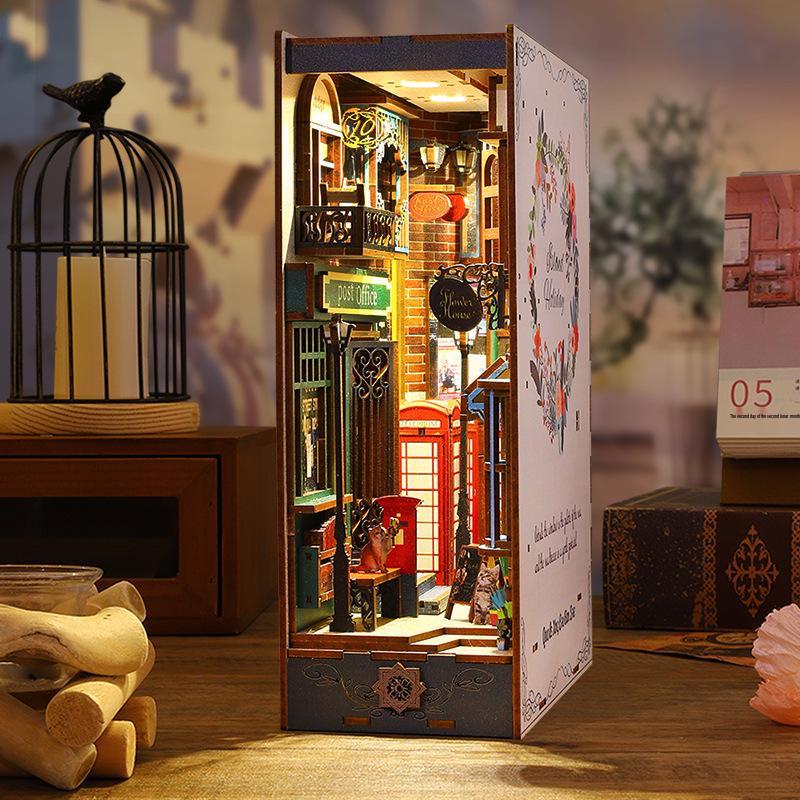 Праздничный 3D книжный держатель «Остров Цзятэ» DIY Деревянная модель Игрушка Украшение