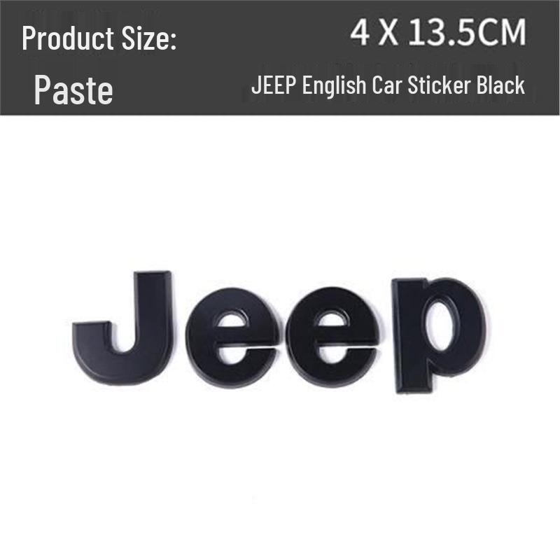 Эмблемы автомобилей Jeep: Металлические передние и задние наклейки для Wrangler, Grand Cherokee, Compass, Renegade