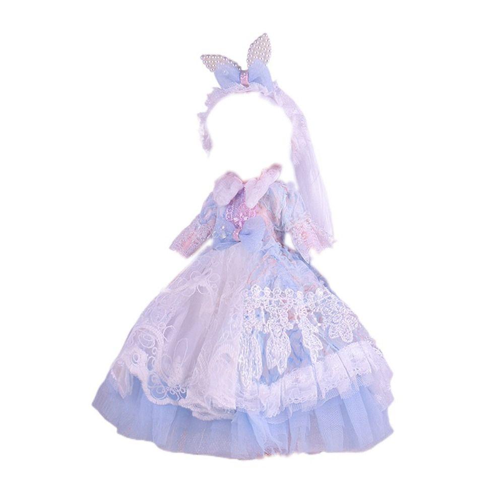 Multiple Movable 30cm Bjd Doll Toy Attractive Eyes Lace Princess Doll  Kids