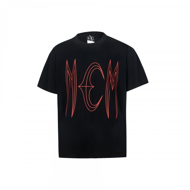 Mens Streetwear Graphic Print Cotton Tee Loose Fit Short Sleeve Casual T-Shirt Youth