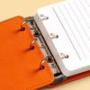 A7 Loose-leaf Notebook PU Leather Mini Journal Durable Note Pad  Travel