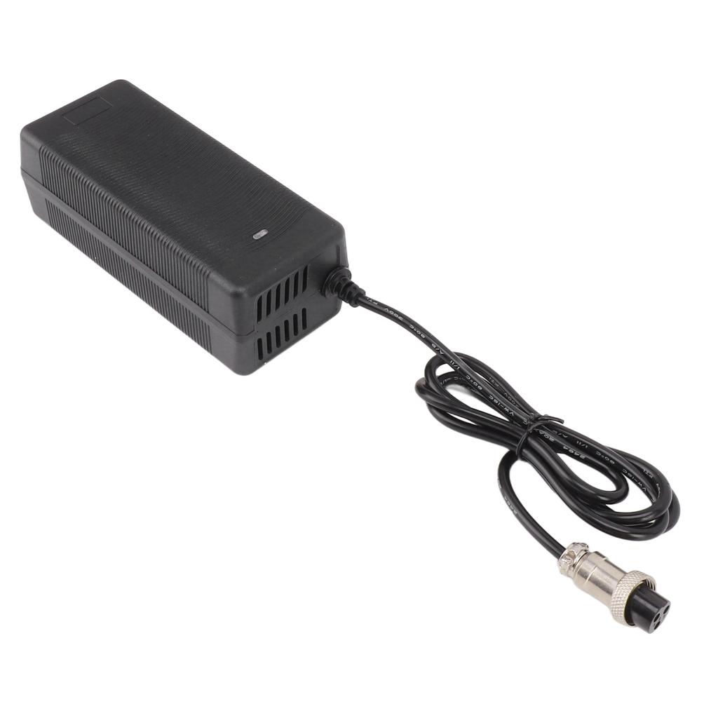 Зарядное устройство для электросамоката 54,6 В 2 А с металлическим разъемом GX16 Зарядное устройство для электровелосипеда Защита от помех