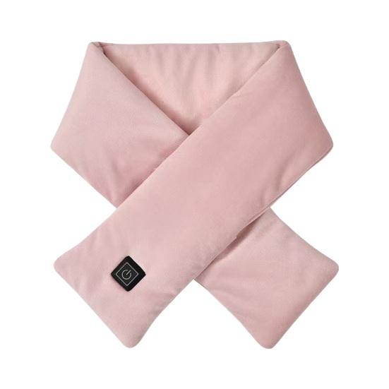 Термошарф с подогревом от USB, 3 уровня температуры, однотонный утолщенный шарф, осень-зима