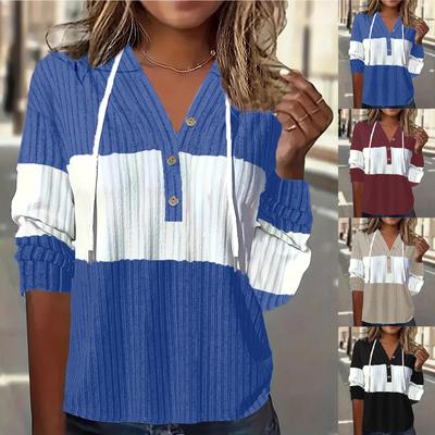 Женские свитера Модные худи Топы с длинным рукавом Повседневные толстовки Осенний пуловер