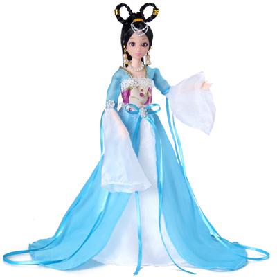 30 см 1/6 BJD куклы китайский древний костюм одевание куклы платье девушка DIY макияж игрушка