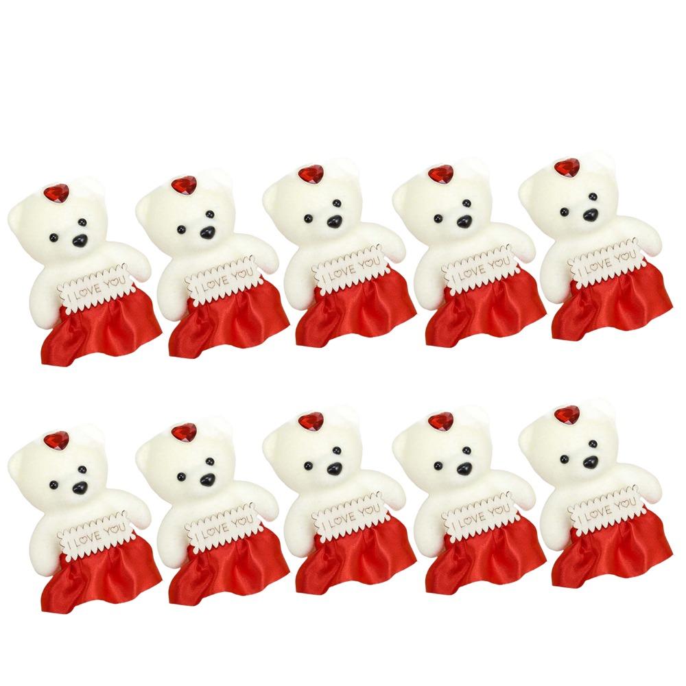 Мягкий плюшевый медведь, цветочный букет, плюшевая кукла, мультяшный букет, кукла ко Дню святого Валентина