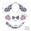 Dalmatian Dog Headband & Tutu Dress Halloween Costume Set for Kids