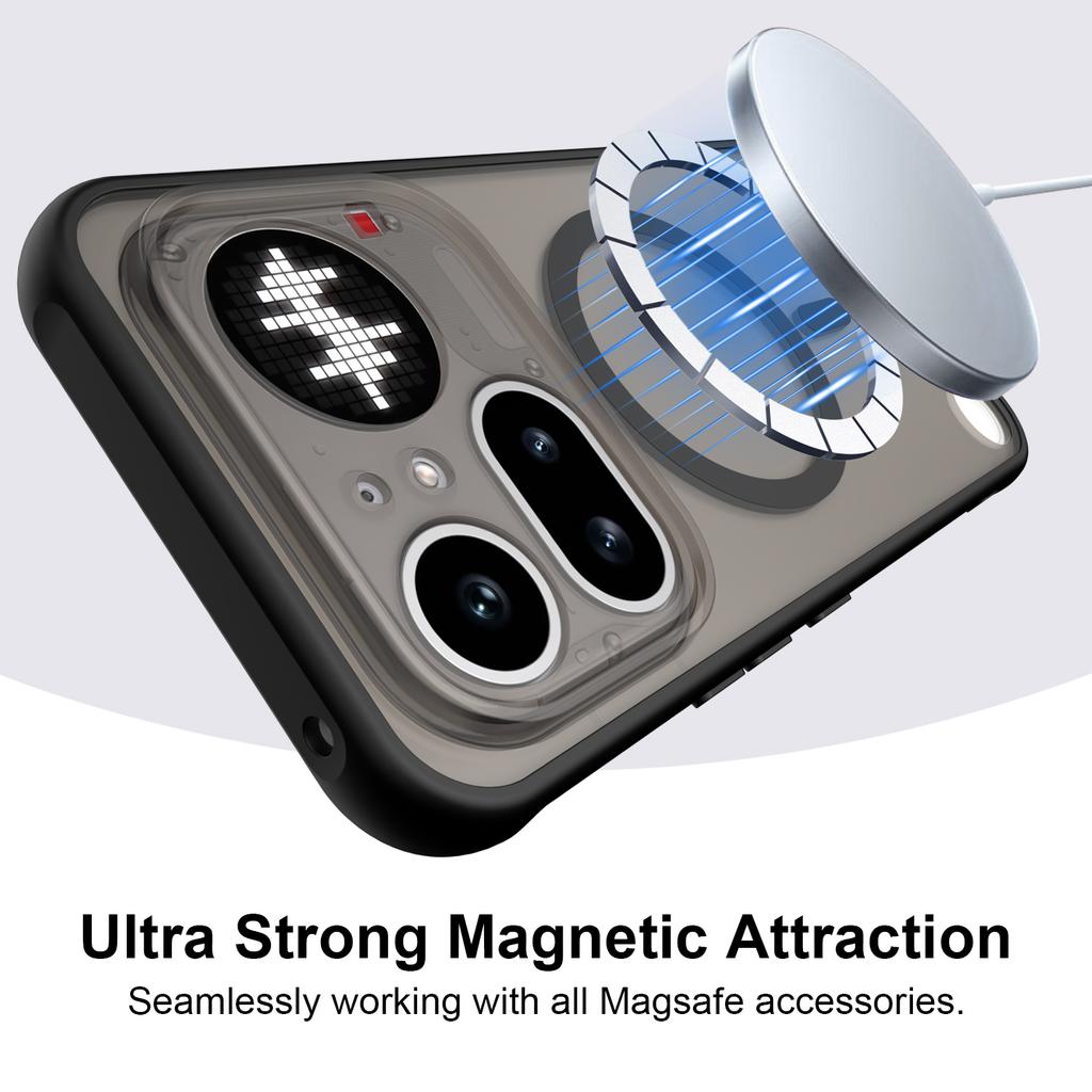 Для Magsafe Беспроводная Зарядка Магнитный Чехол Для Nothing Phone 4A Pro NothingPhone4APro 5G Ударопрочный Матовый Задний Чехол Coque