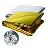 Emergency Blanket Windproof  Waterproof Foil Thermal Blanket for Camping Hiking Marathon