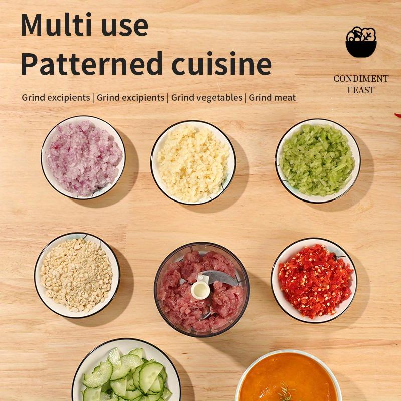 Электрическая давилка для чеснока, измельчитель для мини-кухни, USB-зарядка, съемная автоматическая кухонная машина, гаджеты