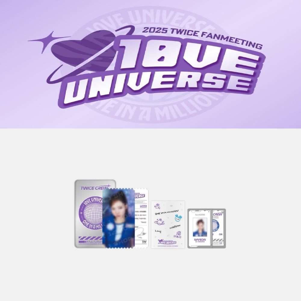 Pre-order 2025 TWICE FANMEETING 10VE UNIVERSE Tincase Photo Set