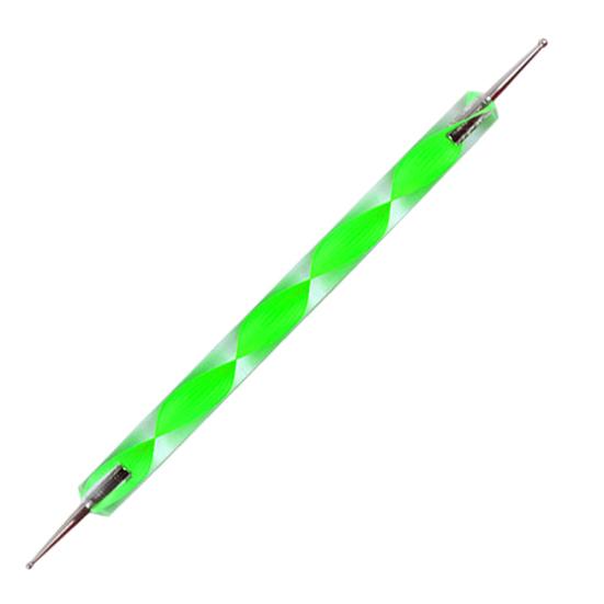 5Pcs 2 Way Marbleizing Dotting Manicure Tools DIY Nail Art Rod Painting Dot Pen