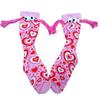 Valentine's Day Couple Heart-Shaped Magnet Socks With Hand-Holding  (Mid-Calf Socks)