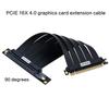 PCIe4.0 16X Risers Cable 20cm Length Enhanceds Signal Integrity ABS Construction Servers Hardware Compatible