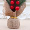 High-End 25cm Mini Christmas Tree Ornament for Festive Desktop Display