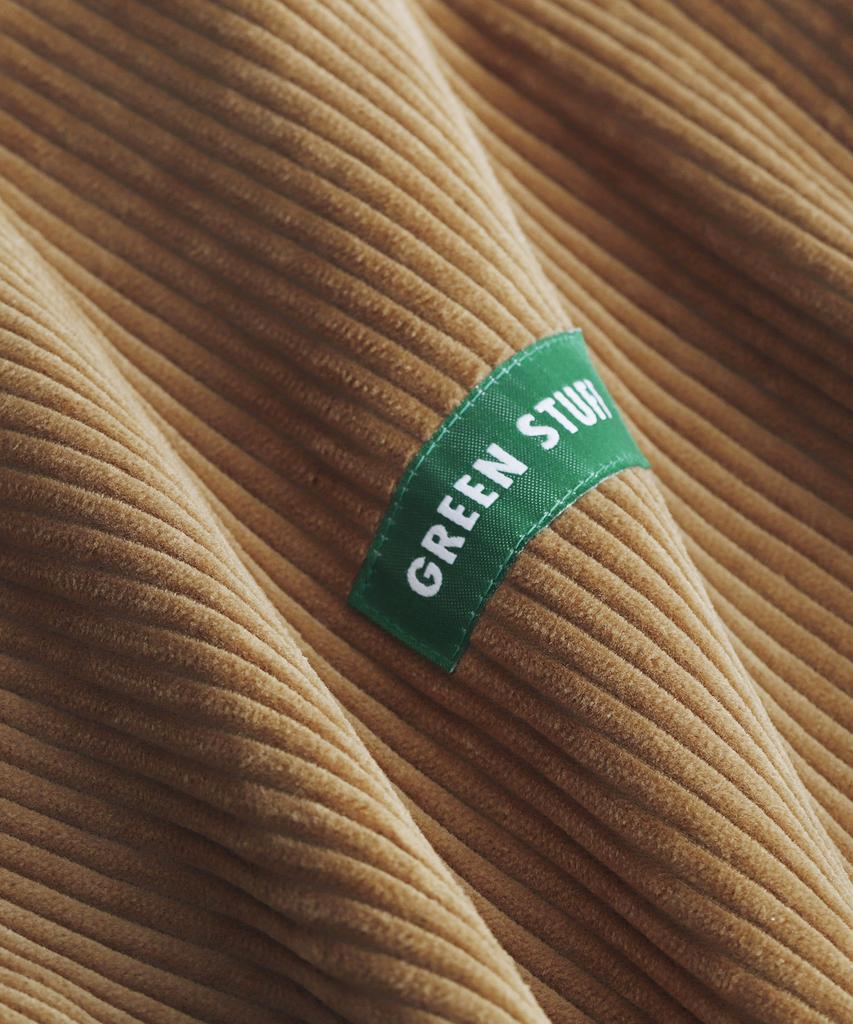 Простая сумка-шоппер Green Stuff 62 Классическая вельветовая - Верблюжий коричневый