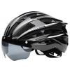 Bicycle Helmet Integrated Molding Magnetic Goggles Cycling Helmet Road Bike Riding Safety Helmet