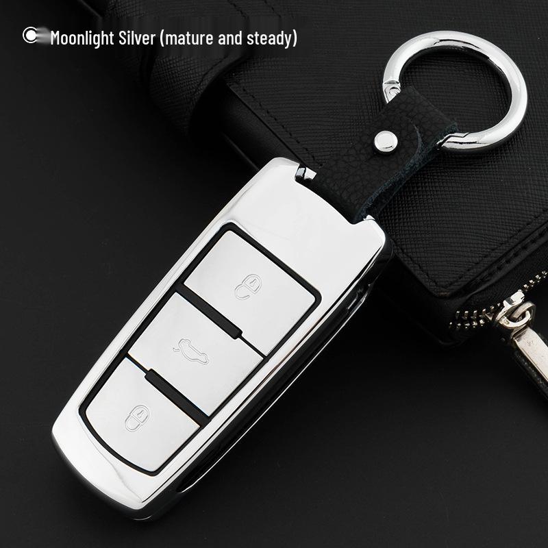 Volkswagen Key Case Cover for Touareg, Golf 7, Sportsvan, Lamando, Lingdu, Touron, Tiguan L (Women's Edition)