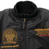 Vanson Men's MA-1 Jacket TVS2308W Black/Yellow