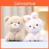 Rabbit Duck Bear Keychain Cute Cartoon Girl Backpack Hanging Plush Doll Gift