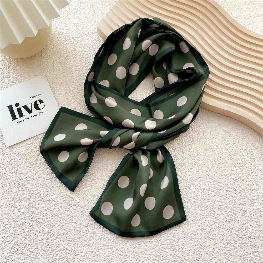 New Scarves Silk Scarves Women'S Spring And Autumn Season Long Decorative Professional Scarves Summer Thin Styles Paired With Shirts Stylish