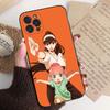 Мультяшный чехол для телефона SPY FAMILY Аниме Силиконовый Мягкий для iphone 15 14 13 12 11 Pro Mini XS MAX 8 7 6 Plus X XS XR Чехол