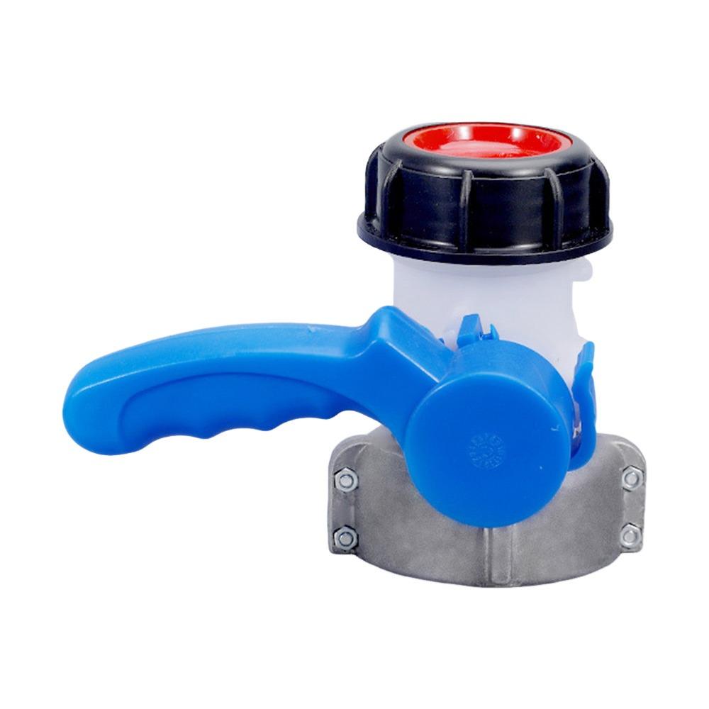DN40/DN50 IBC Tank Tap Pipe Connector 75mm Liters 62mm To 1000L Container Male Export Butterfly Valve Switch IBC Tank Adapter