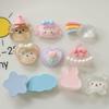 10Pcs New Cute Cartoon Mini Bear Rabbit Flat Back Resin Scrapbook Diy Jewelry Hairpin Craft Decoration Accessories A59