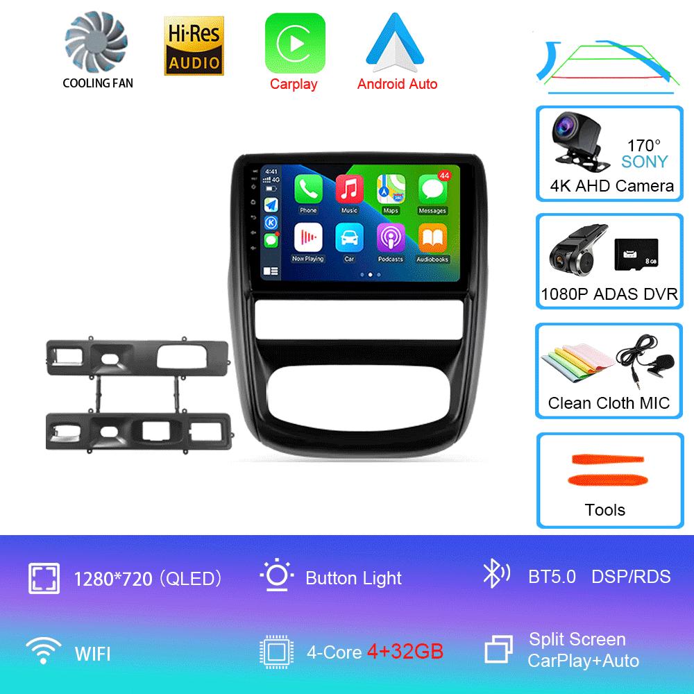 Автомобильное радио Android 14 для Renault Duster 1 2010 - 2015 для Nissan Terrano 2014 - 2020 Навигация GPS Мультимедийный проигрыватель Стерео BT