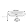 Plate Stand Cake Glass Fruit Cupcake Footed Display Tray Platter Bowl Serving Sushi Food Cheese Pastry Dessert Decorative Riser
