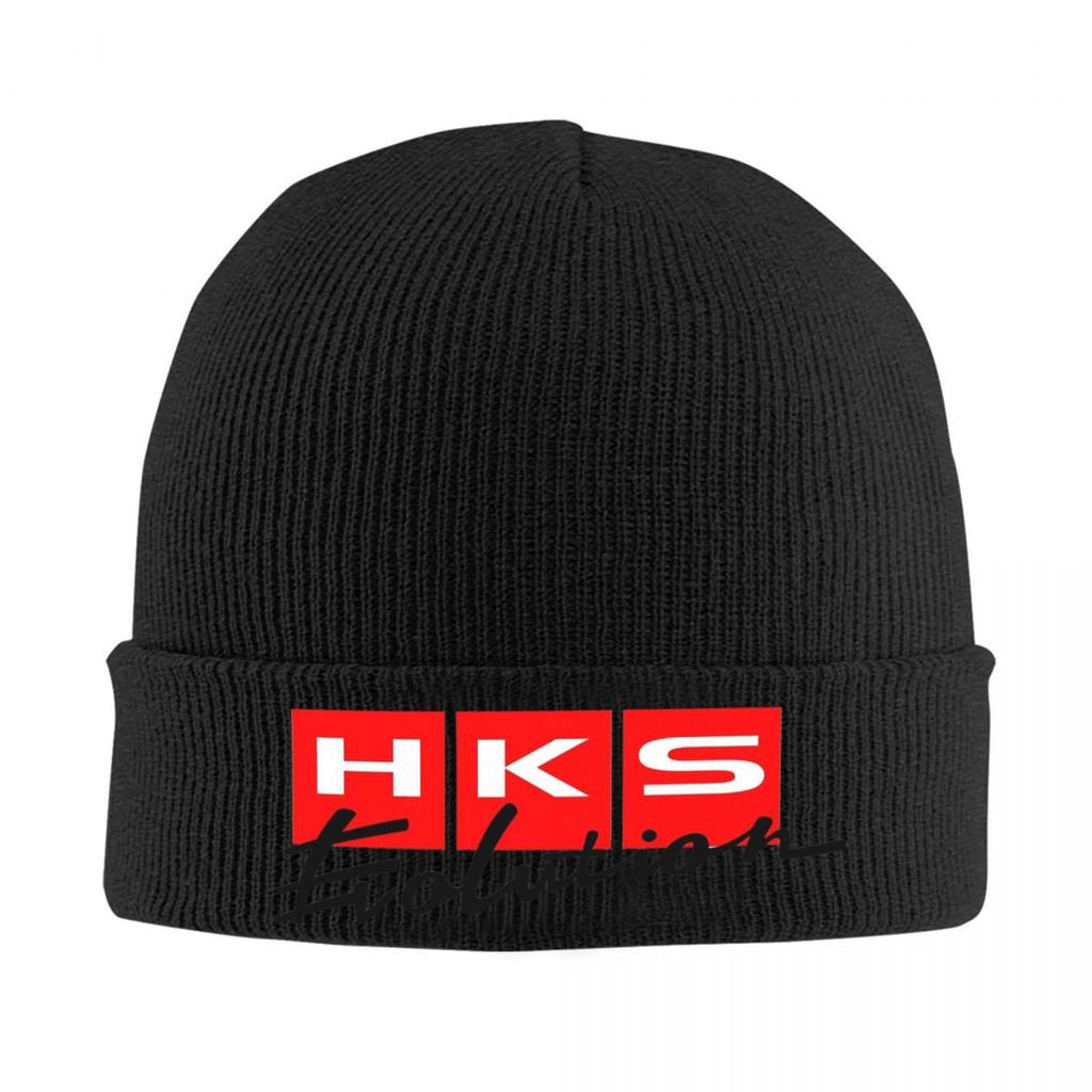 HKS Логотип Автомобильная JDM Теплая Вязаная Шапка Зимняя Вязаная Шапка-Бини Шапки-Бини Hip Hop Кепки для Унисекс