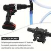 Water Pump Mini Household Small Outdoor Portable Electric Drill DC Pump Garden Tool Self Priming Centrifugal Pump
