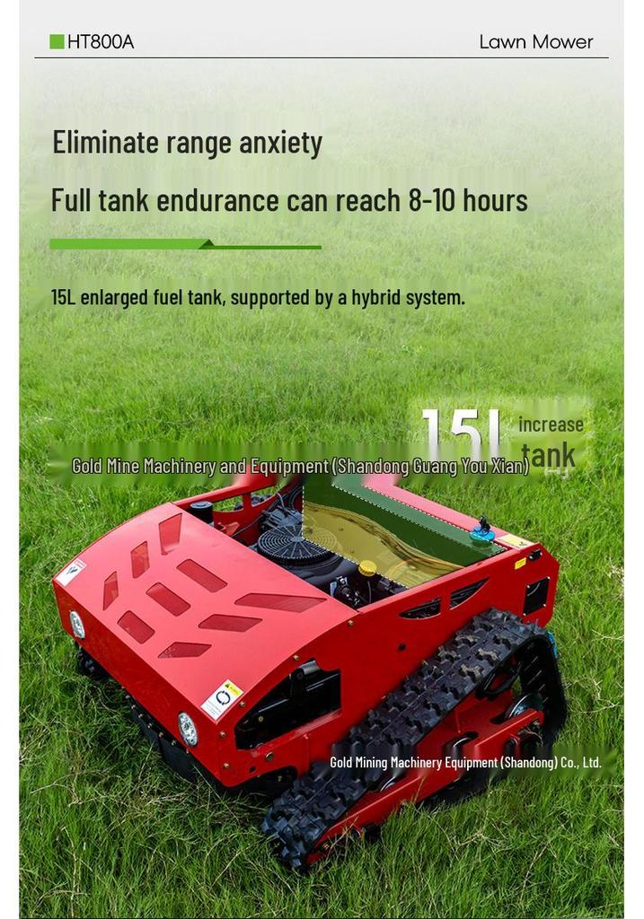 Southeast Asia Agricultural Remote Control Lawn and Dike Weed Mower