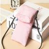 Daiso Volume Padded Mini Crossbody Bag - Pink