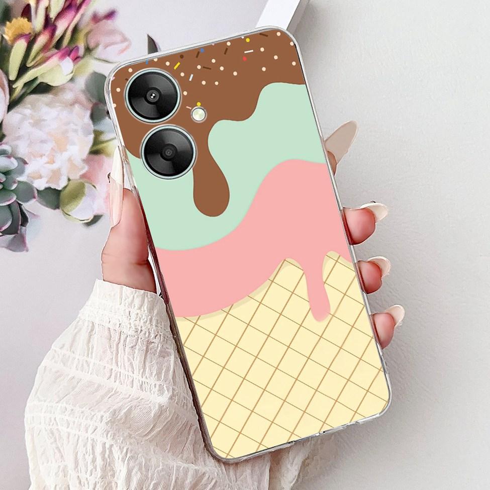 Clear Casing For Redmi 13C 13R 5G Cover For Redmi 13C 5G Case Luxury Butterfly Love Fashion Flowers Cool Cute Cartoon Painted