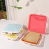 Household Sandwich Storage Box Portable Lunch Food Container Sandwich Holder  Kitchen Supplies