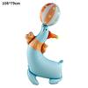 Circus Joker Theme Standing Zebra Lion Aluminum Balloon Blue Daisy Flower Birthday Anniversary Theme Party Home Decoration Gift