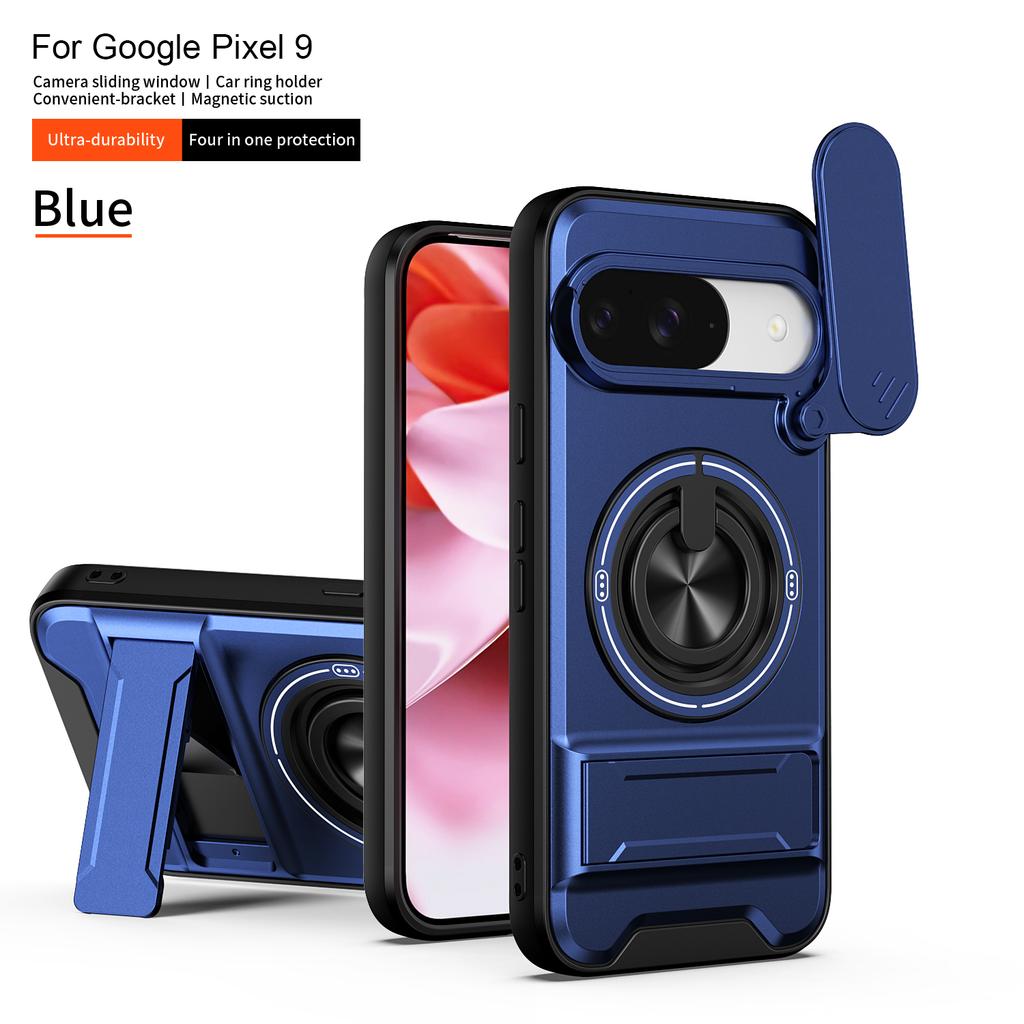 Чехол для Google Pixel 9 Чехол для Google Pixel 9 Pro Pixel10 Pro Магнитный складной держатель Magsafe Военная броня Защитная крышка для камеры