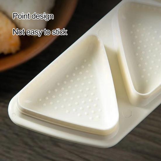 Форма для рисовых шариков, легкая форма для снятия формы, треугольная форма для суши, многоразовая пищевая треугольная форма для онигириса для дома