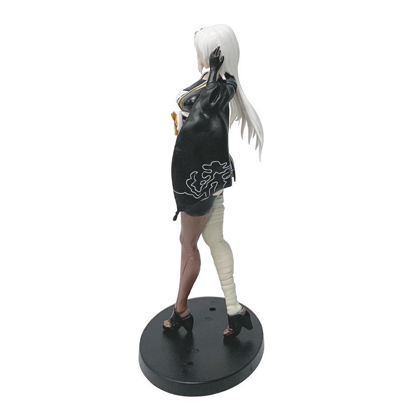 Отрицать:Автомата Ципао YoRHa Тип A №2 Фигурка Настольная Сексуальная Девушка 2B Ципао Маска GK Статуэтка Модель из ПВХ Коллекционная Игрушка