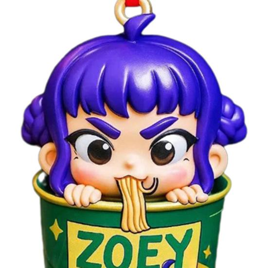 Аниме K-Pop Акриловый брелок Клинок, рассекающий демонов Миска рамена Рождественское украшение Декоративное