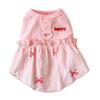 Юбка для щенков, не вызывающая раздражения кожи, прекрасное платье для домашних животных, одежда для домашних животных, летнее платье для собак маленьких и средних размеров