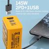 145 Вт быстрое зарядное устройство для телефонов PD USB зарядное устройство адаптер для быстрой зарядки для iPhone Samsung 3 порта EU/US/UK вилка настенный адаптер новый