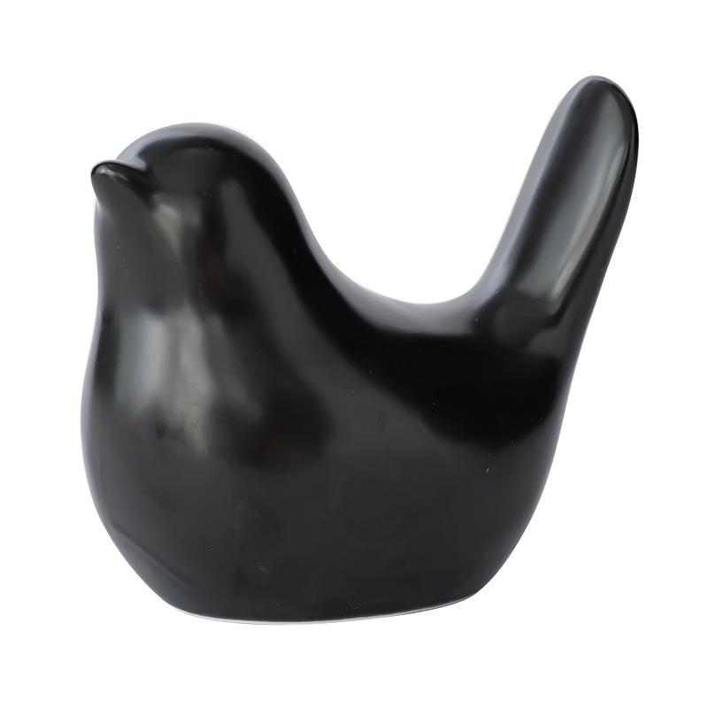 Modern Simple Luxury Ceramic Bird Figurines Home Decoration Accessories Bird Figures Decorative Wedding Ornaments