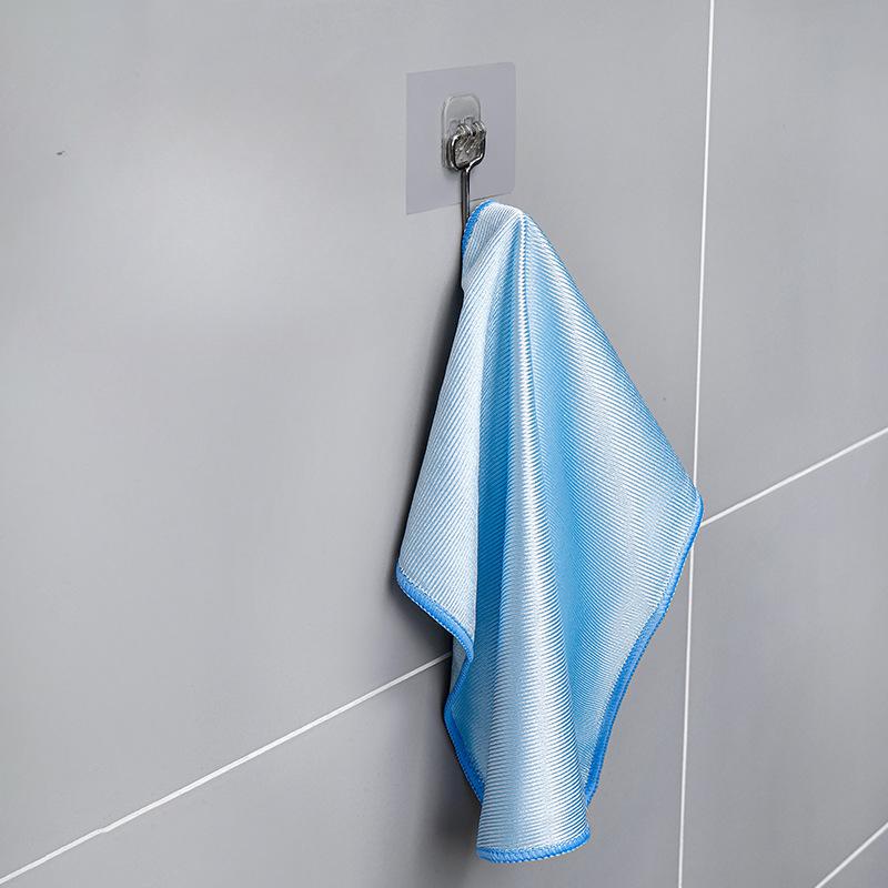 1/5/10 шт. Ультратонкая волокнистая салфетка для чистки стекла, столовых приборов, ножей и вилок, полировка, удаление пятен от воды, многофункциональная салфетка