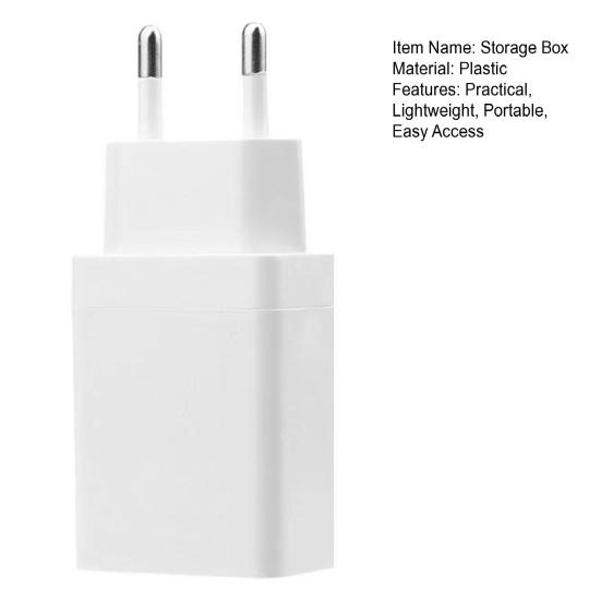 Ящик для хранения ювелирных изделий Органайзер для денег Быстрый доступ Легкий Портативный Умный Скрытый Зарядное Устройство Органайзер для хранения в форме головы