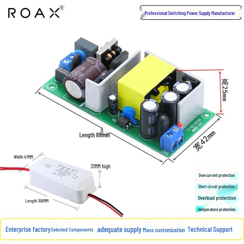 36W 12V-3A Isolated DC Regulated Switching Power Supply Board 220V to 5V/9V/24V