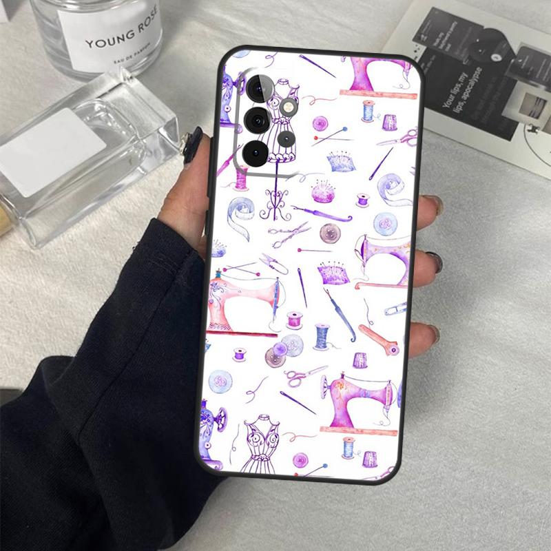 Чехол для швейной машины для Samsung Galaxy A54 A34 A14 A36 A56 A06 A13 A53 A32 A12 A22 A52 A35 A17 A16 A55 A15